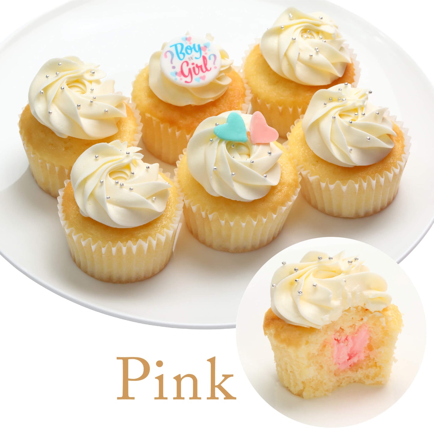 Gender Reveal Cupcakes Box（6個 / 12個）※3～4日以内順次発送