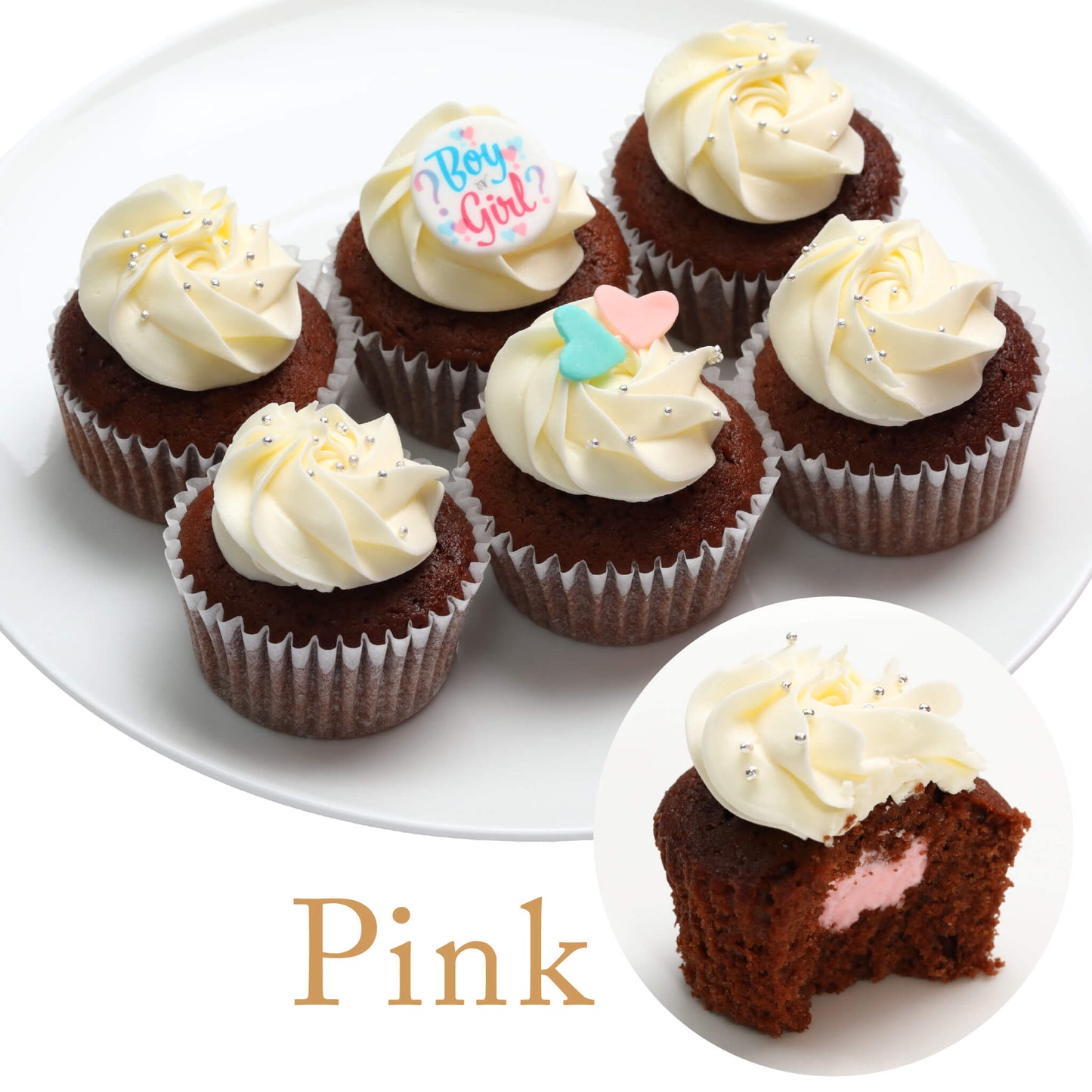 Gender Reveal Cupcakes Box（6個 / 12個）※3～4日以内順次発送