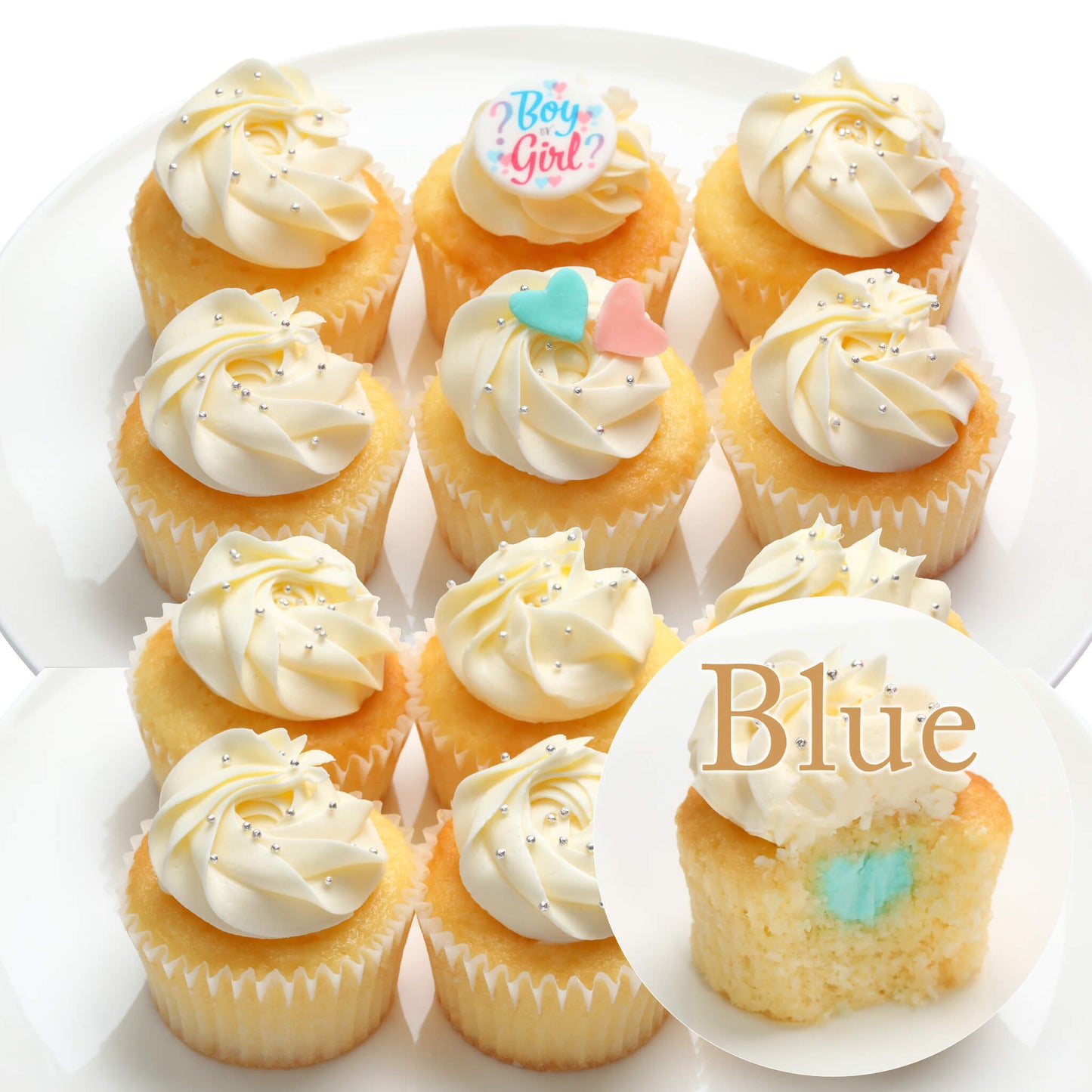 Gender Reveal Cupcakes Box（6個 / 12個）※3～4日以内順次発送