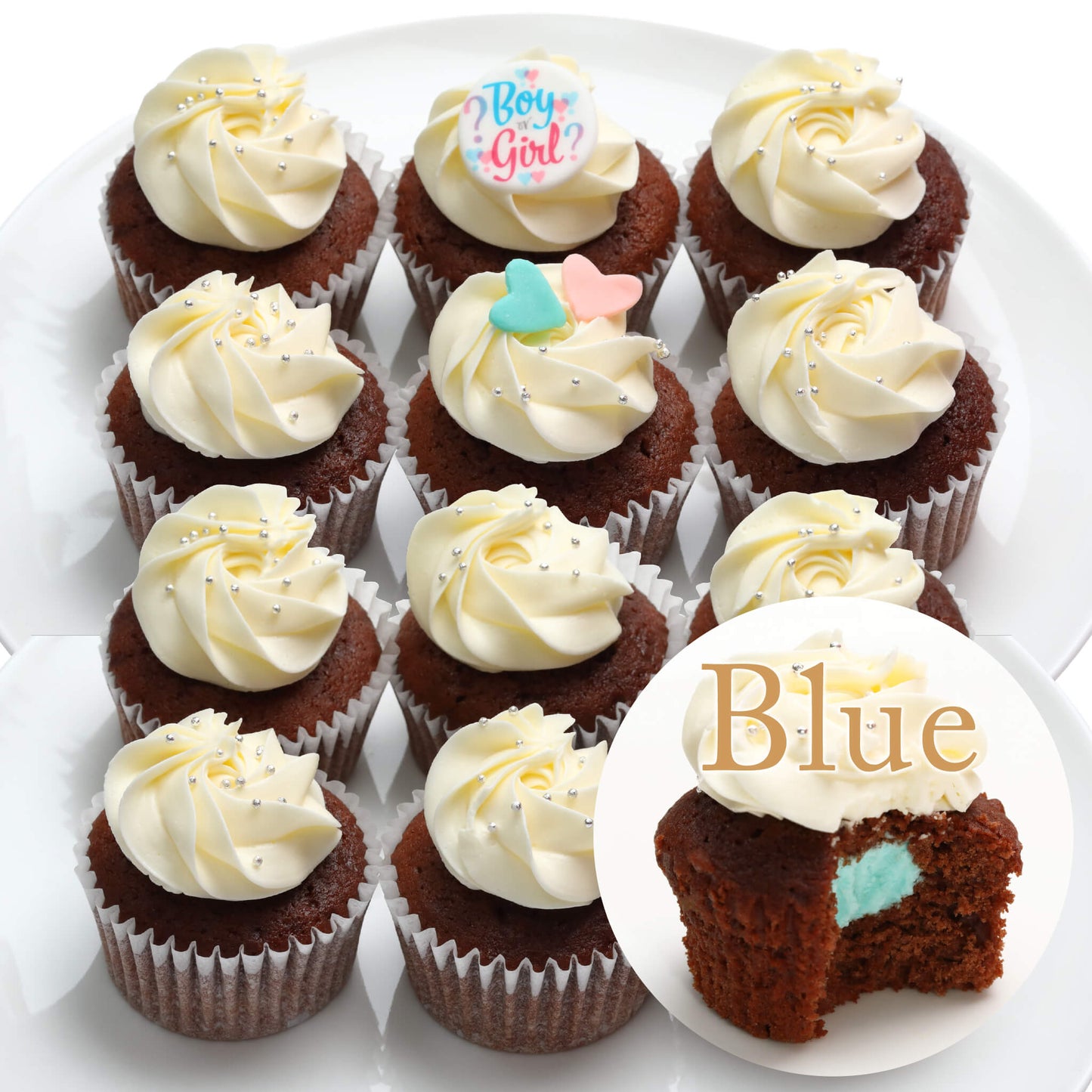 Gender Reveal Cupcakes Box（6個 / 12個）※3～4日以内順次発送