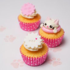 Photo7: Cat Cupcake Box(Cute|12pcs|Vanilla&Choco) (7)