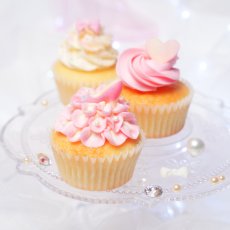 Photo2: Girly Cupcake Box (Pink | 6) (2)