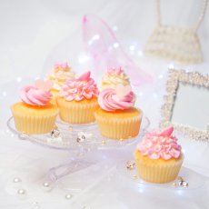 Photo1: Girly Cupcake Box (Pink | 6) (1)