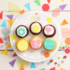 Photo1: Uniform number birthday box (back number | Pink | 6 pieces) (1)