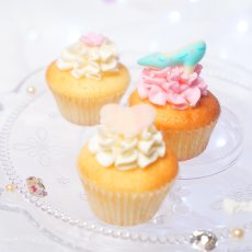 Photo3: Mini Girly Cupcake Box (Pink & Blue | 24)  (3)